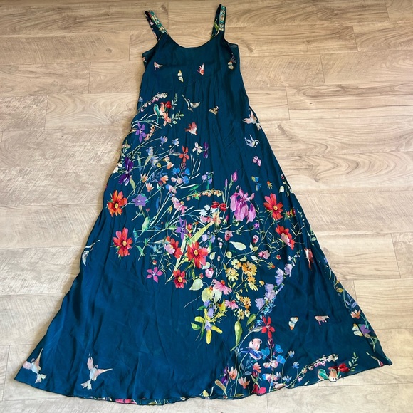 Johnny Was LINSU bias cut floral maxi dress - Picture 2 of 4